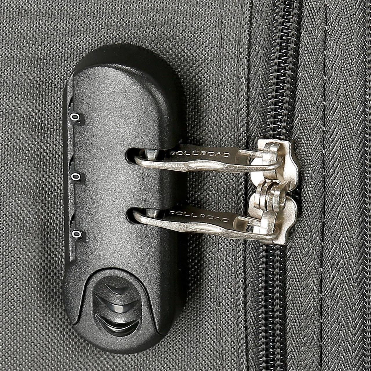 5019322 TROLLEY PES 76CM.4R.ROLL ROAD ROYCE GREY