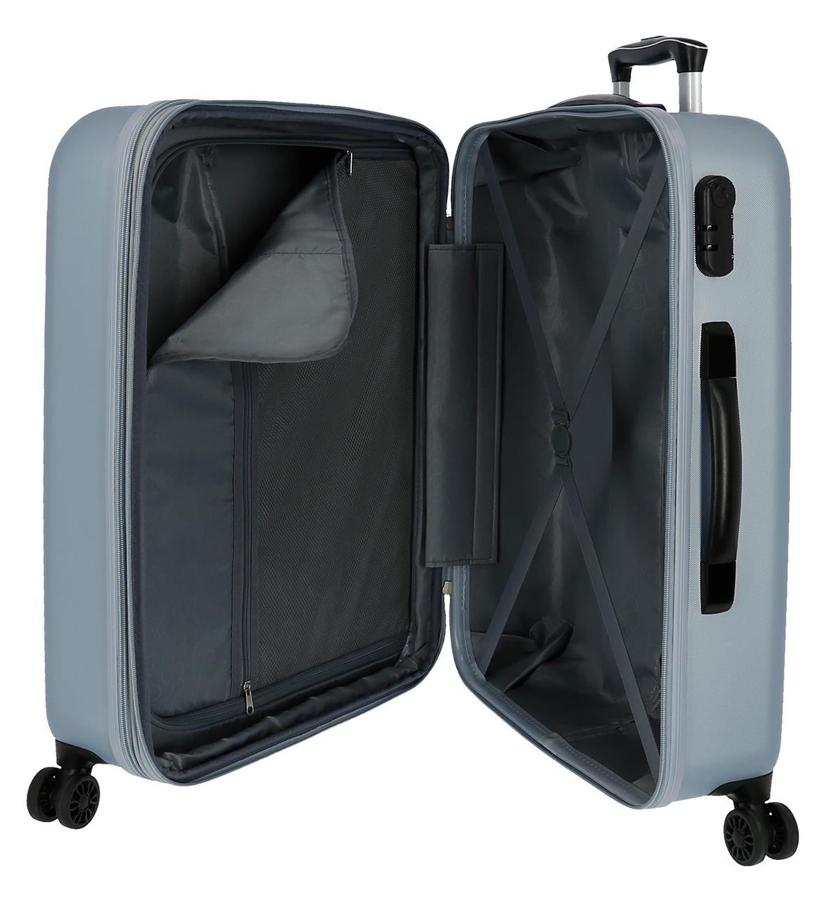 5069323 TROLLEY ABS 78CM.4R.CAMBOYA Light blue