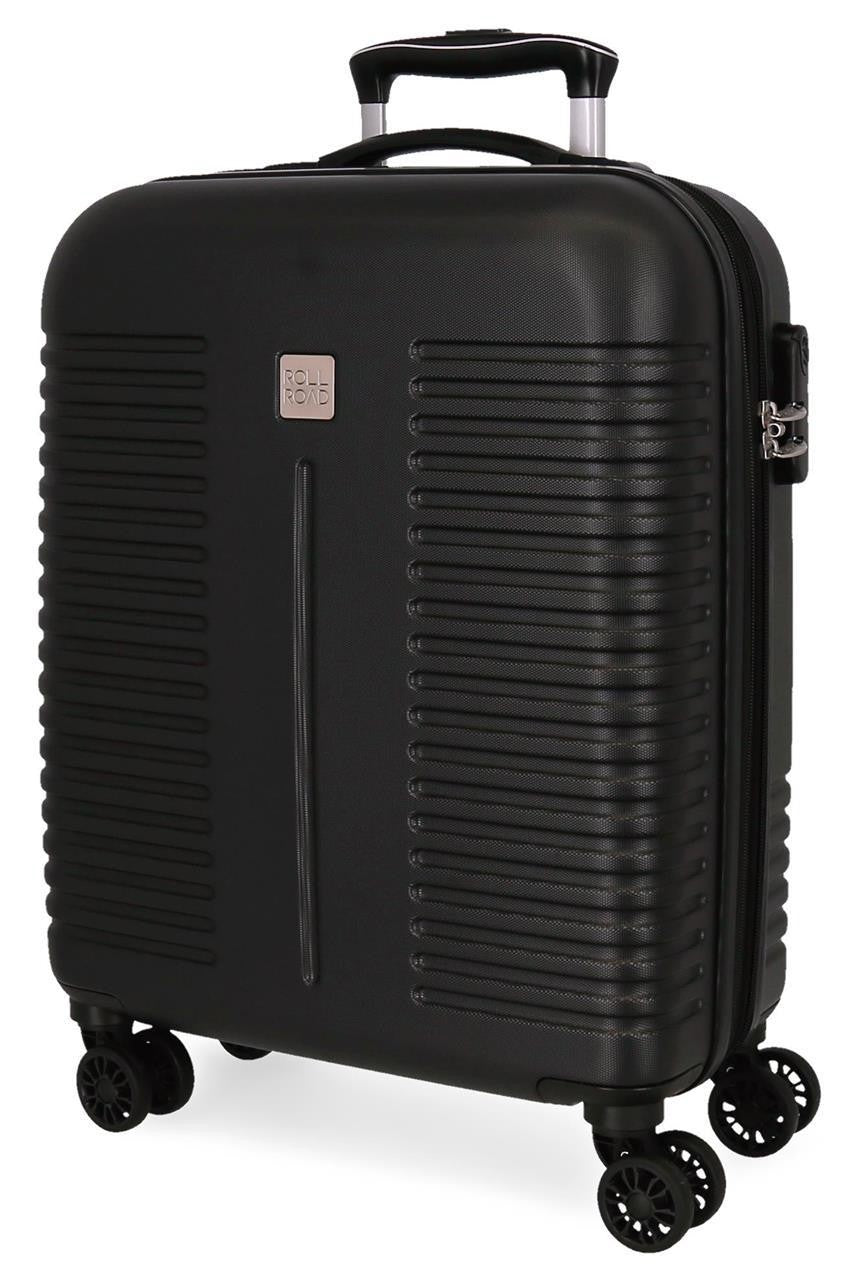 5088621 TROLLEY ABS 55CM.C/EXPAND. 4R. INDIA Zwart
