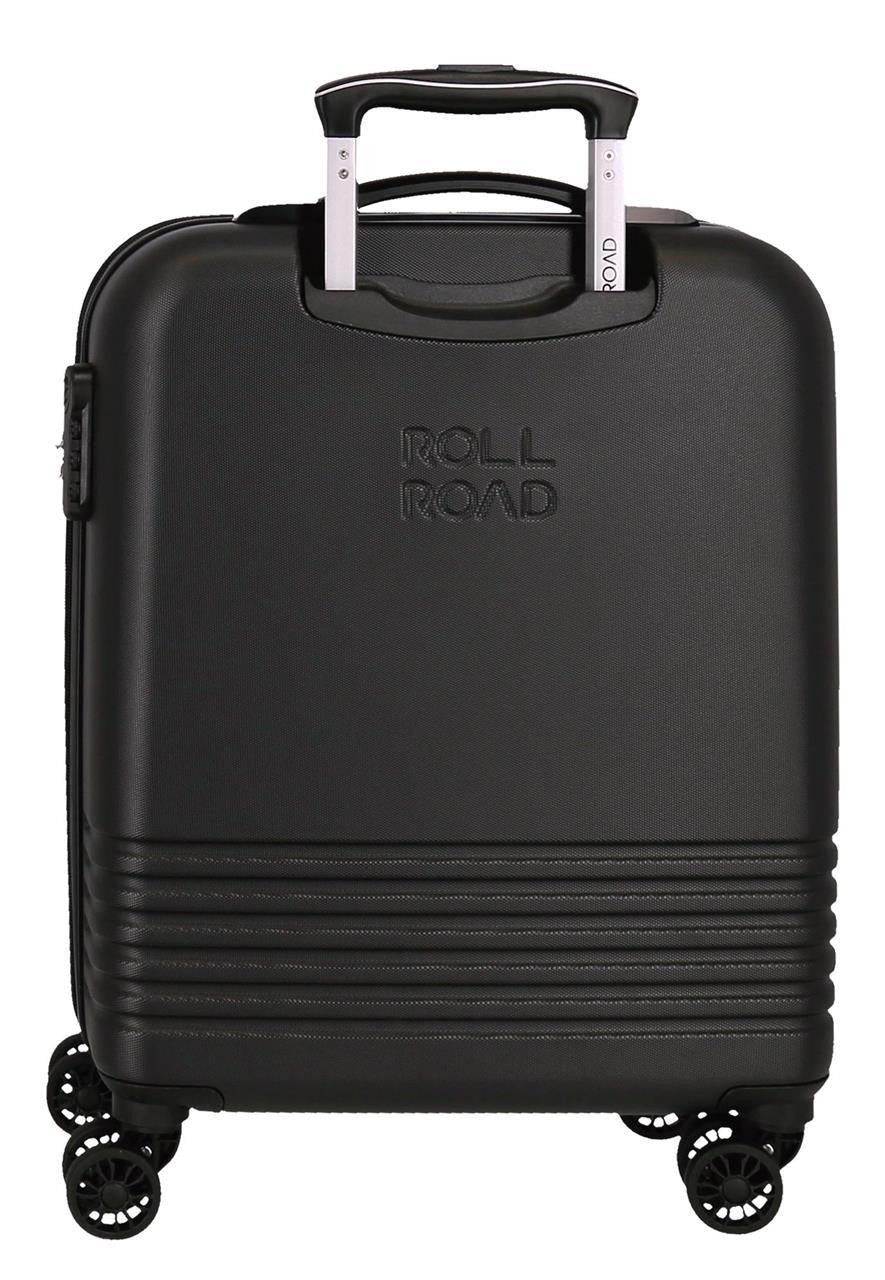 5088621 TROLLEY ABS 55CM.C/EXPAND. 4R. INDIA Zwart