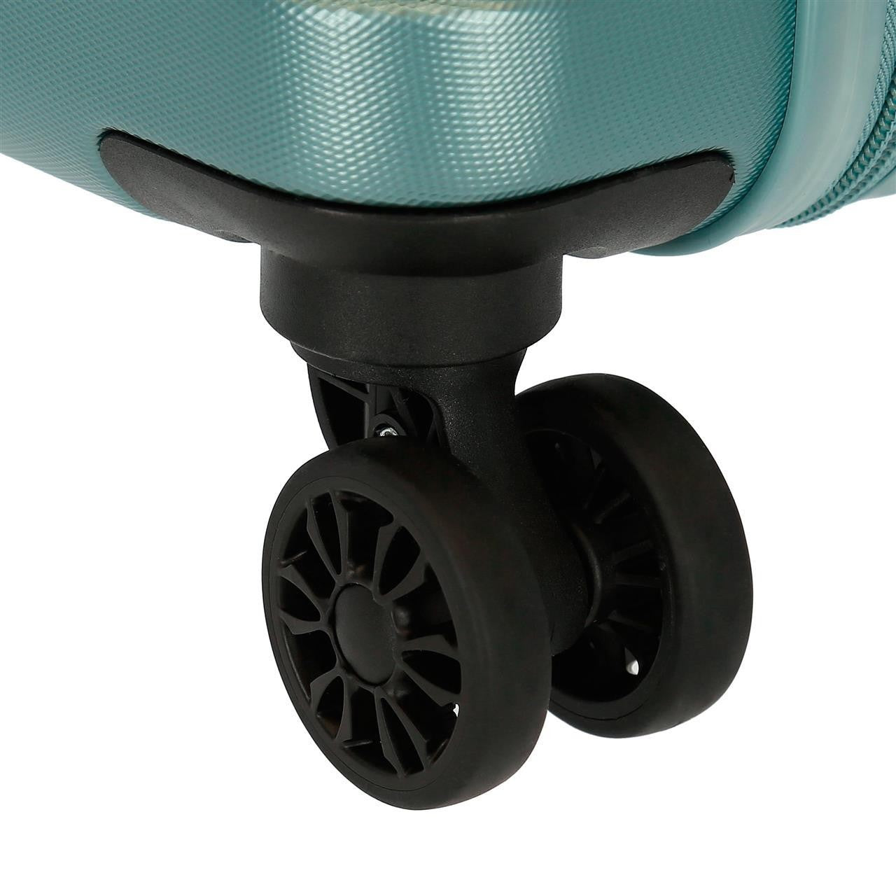 5089125 TROLLEY ABS 55CM.4R. INDIA TURQUOISE