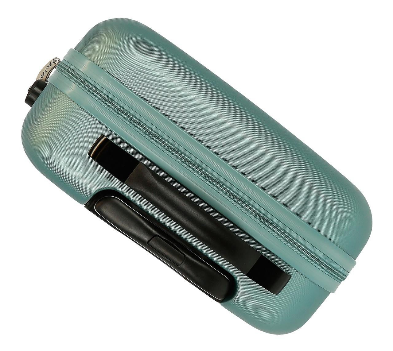 5089125 TROLLEY ABS 55CM.4R. INDIA TURQUOISE