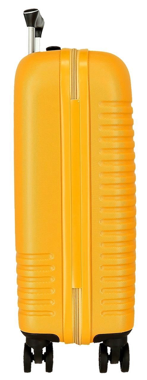 5089128 TROLLEY ABS 55CM.4R.INDIA OCHER