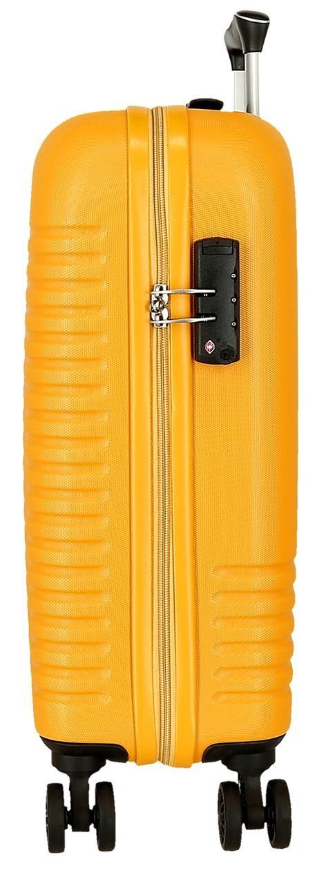 5089128 TROLLEY ABS 55CM.4R.INDIA OCHER