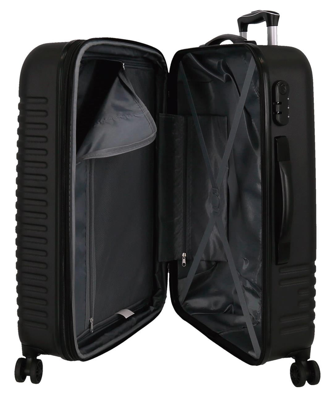 5089221 TROLLEY ABS 70CM.4R.C/ EXP. INDIA SCHWARZ