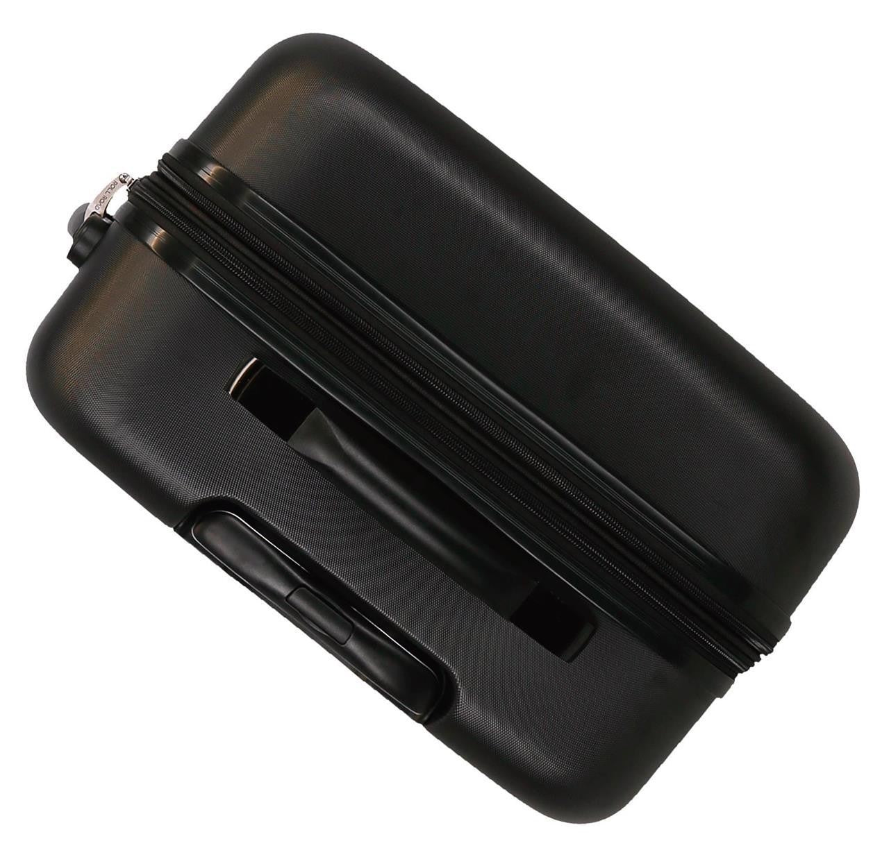 5089321 TROLLEY ABS 80CM,4R, C/ EXP, INDIA SCHWARZ