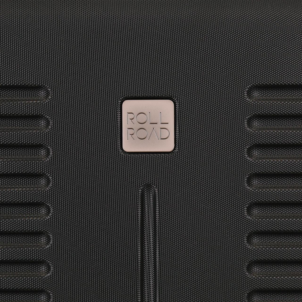 5089321 TROLLEY ABS 80CM,4R, C/ EXP, INDIA SCHWARZ