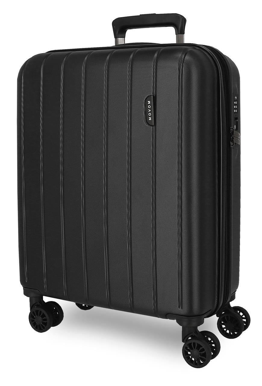 5318661 TROLLEY ABS 55CM.4R.C/EXP.WOOD BLACK