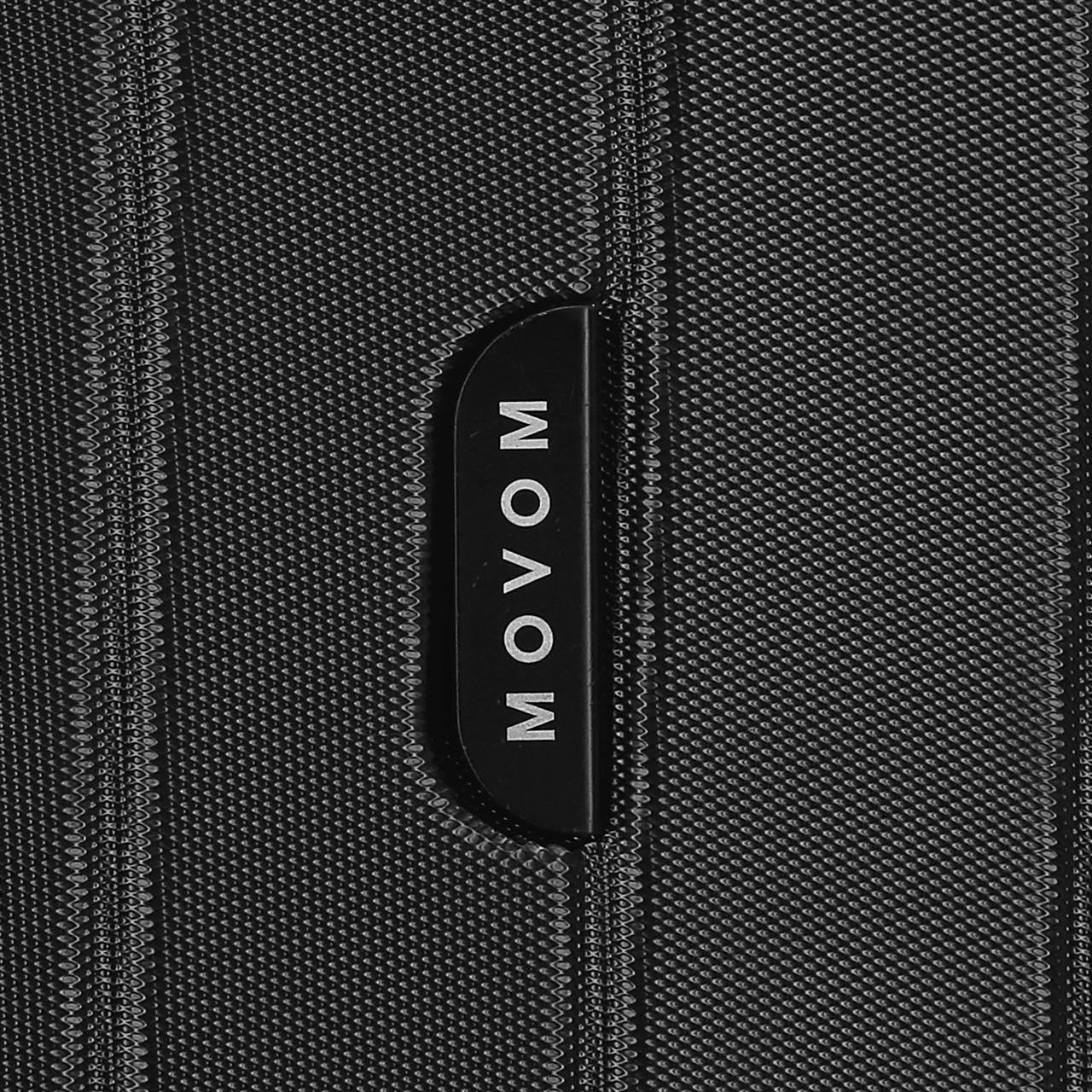 5318661 TROLLEY ABS 55CM.4R.C/EXP.WOOD BLACK