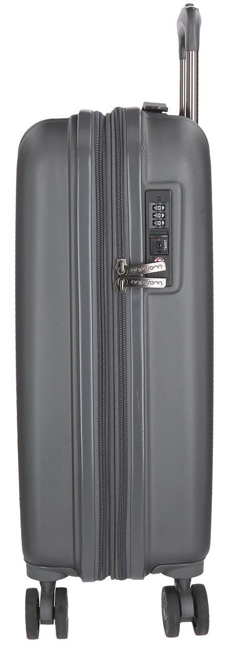 5318662 TROLLEY ABS 55CM.4R.C/EXP.WOOD ANTHRACITE