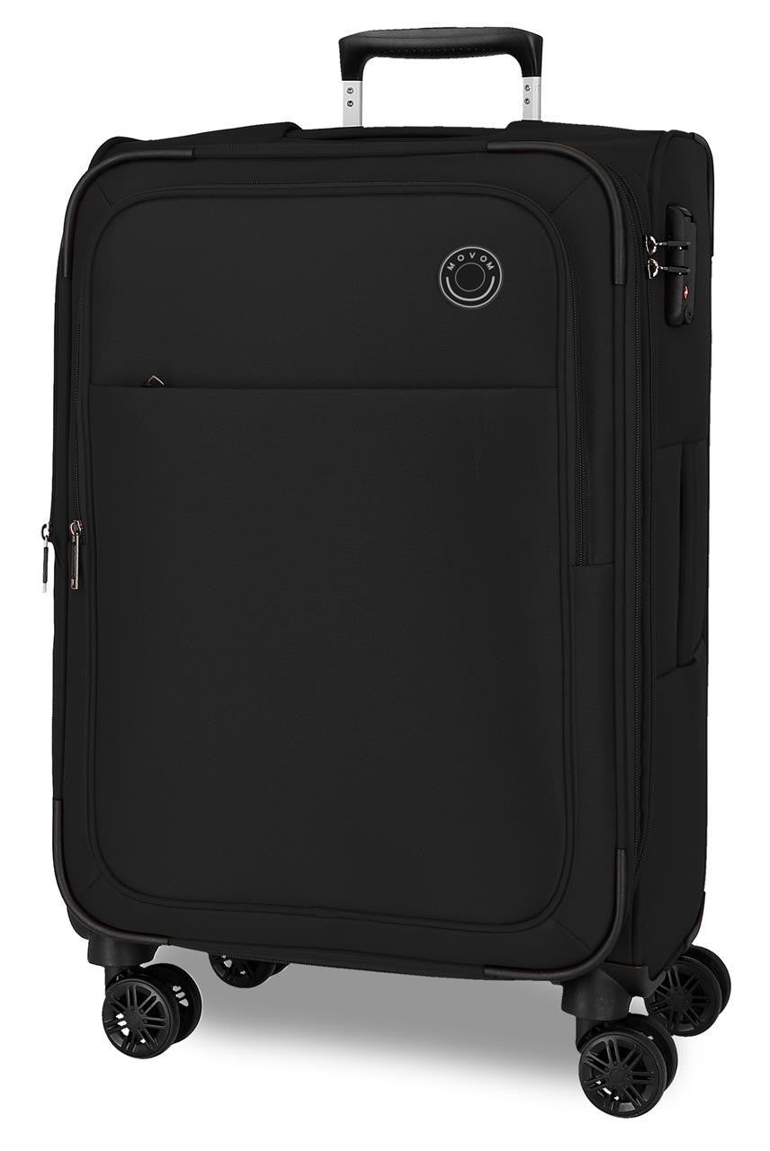 5318721 TROLLEY PES 66CM,4R,MOVOM ATLANTA BLACK