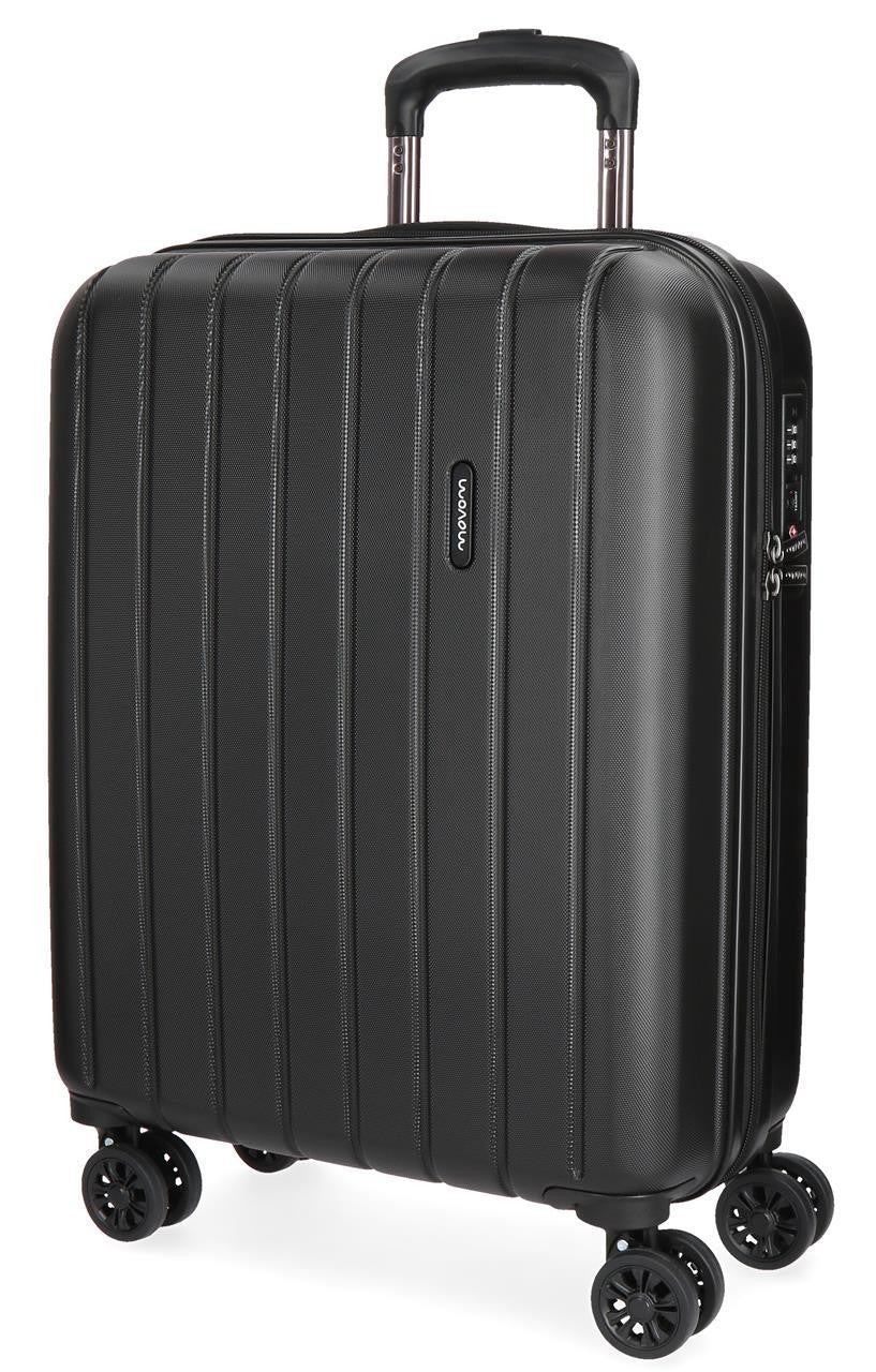 5319161 TROLLEY ABS 55CM.4R.WOOD NERO