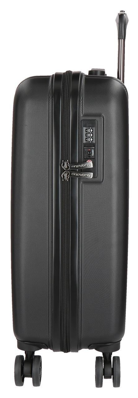 5319161 TROLLEY ABS 55CM.4R.WOOD NERO