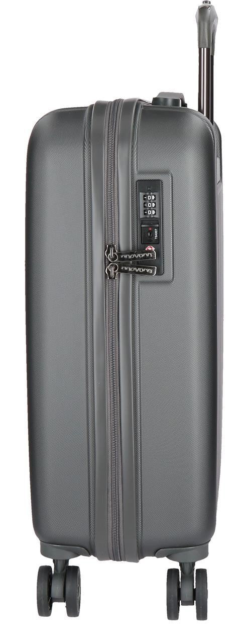 5319162 TROLLEY ABS 55CM.4R.WOOD ANTRACITE