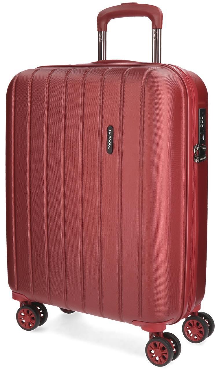 5319166 TROLLEY ABS 55CM.4R.WOOD RED