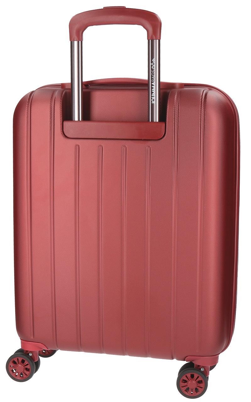 5319166 TROLLEY ABS 55CM.4R.WOOD RED