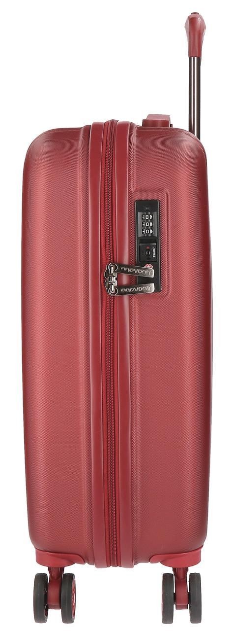 5319166 TROLLEY ABS 55CM.4R.WOOD RED