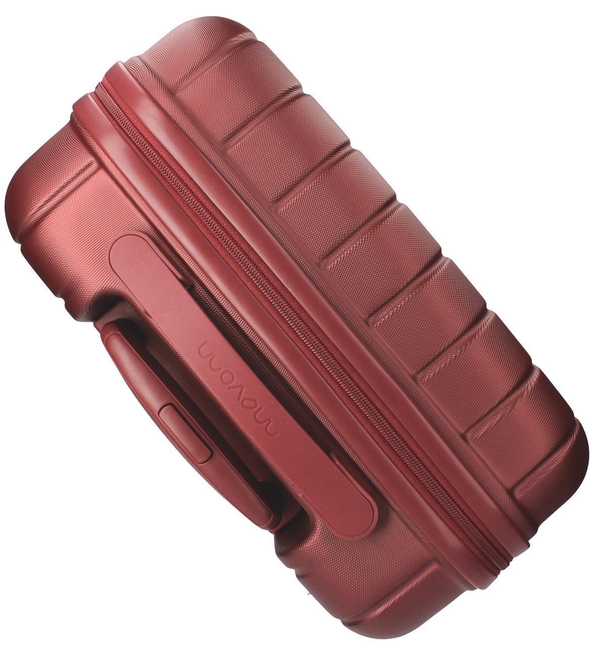 5319166 TROLLEY ABS 55CM.4R.WOOD RED