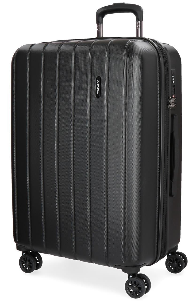 5319261 TROLLEY ABS 65CM.4R.WOOD BLACK