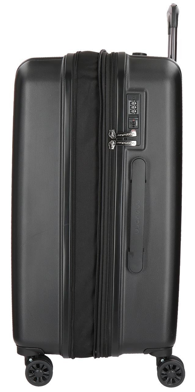 5319261 TROLLEY ABS 65CM.4R.WOOD BLACK