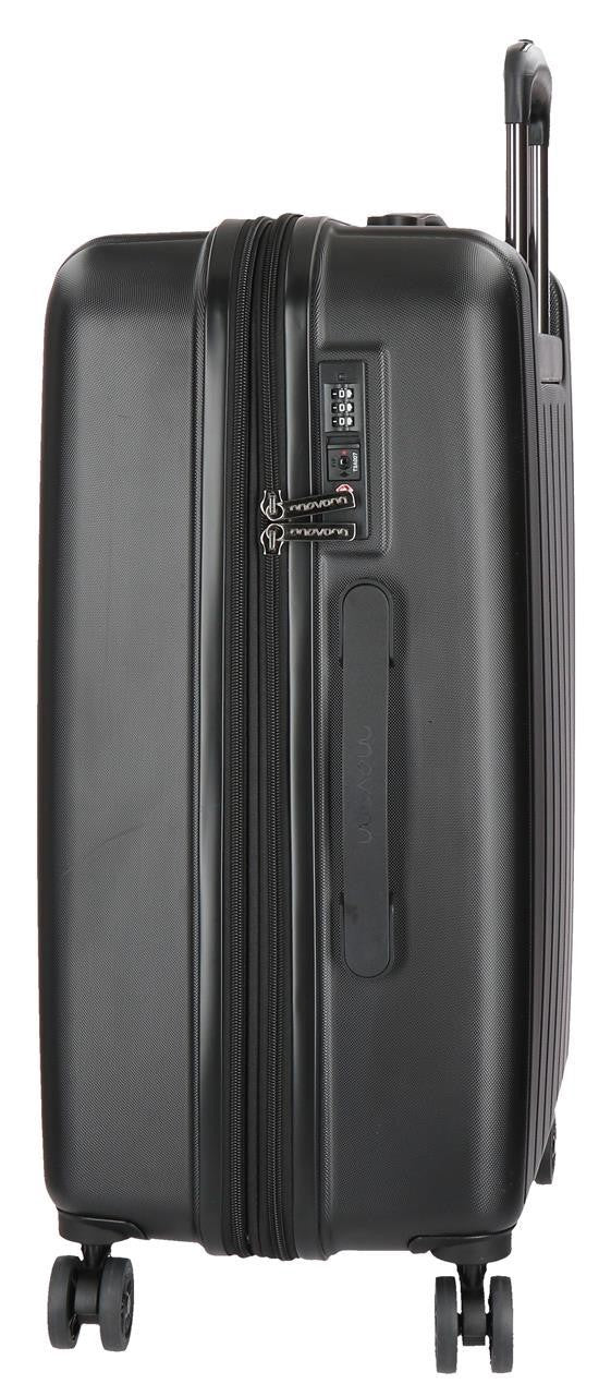 5319261 TROLLEY ABS 65CM.4R.WOOD BLACK