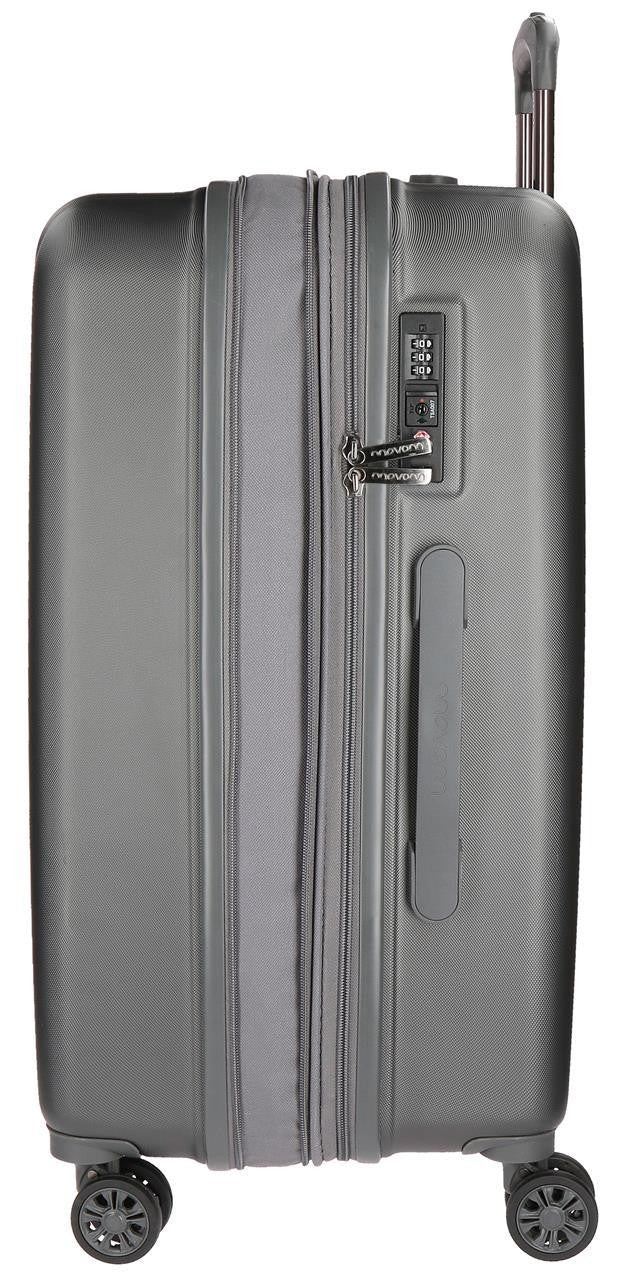 5319262 TROLLEY ABS 65CM.4R.WOOD ANTHRACITE