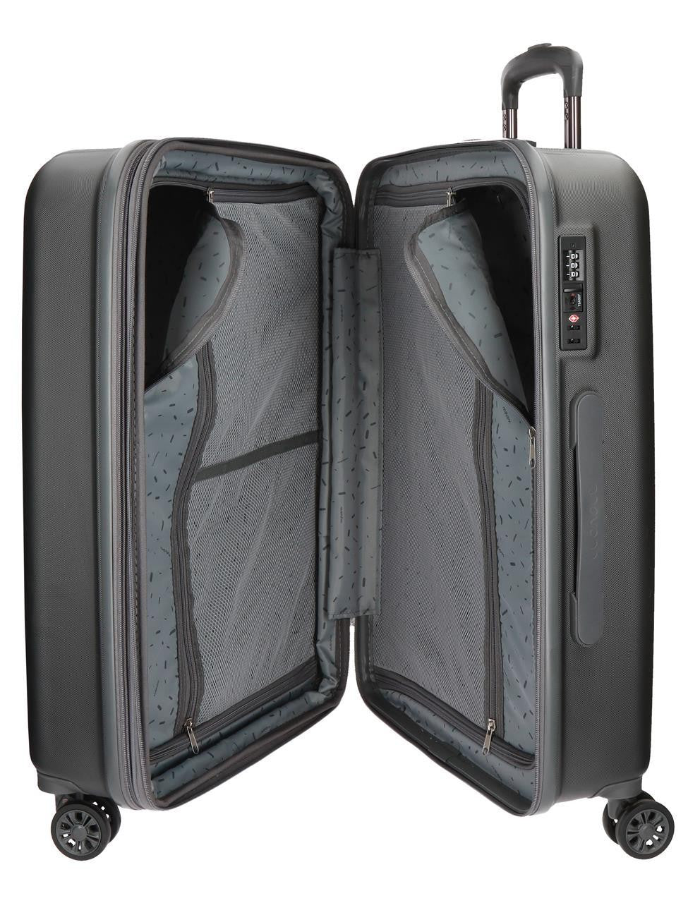 5319262 TROLLEY ABS 65CM.4R.WOOD ANTHRACITE