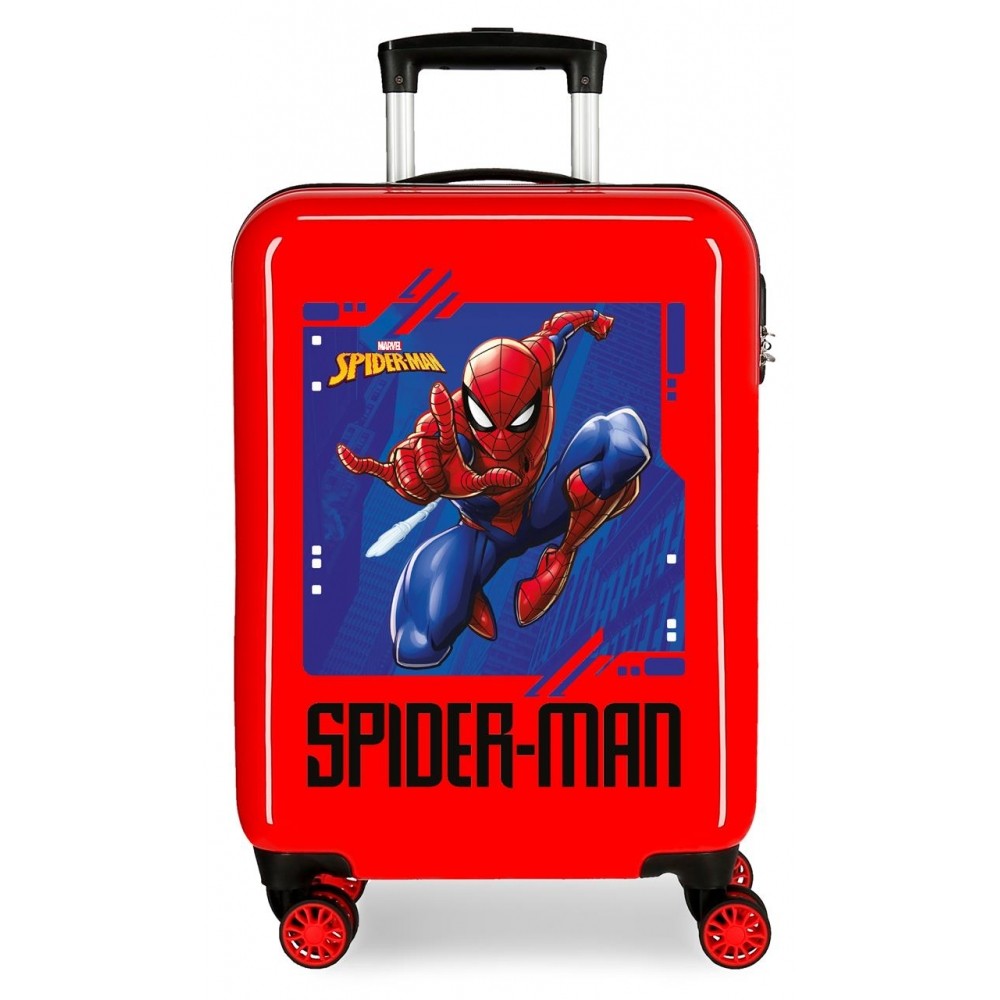 Valigia da cabina SPIDERMAN STREET Rigido in rosso