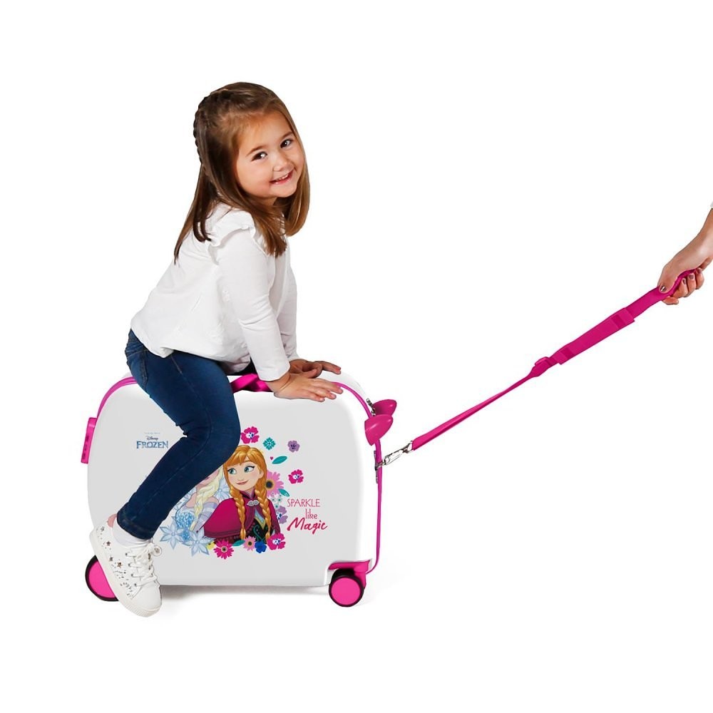 Children's suitcase 2 multidirectional wheels Sparkle Frozen
