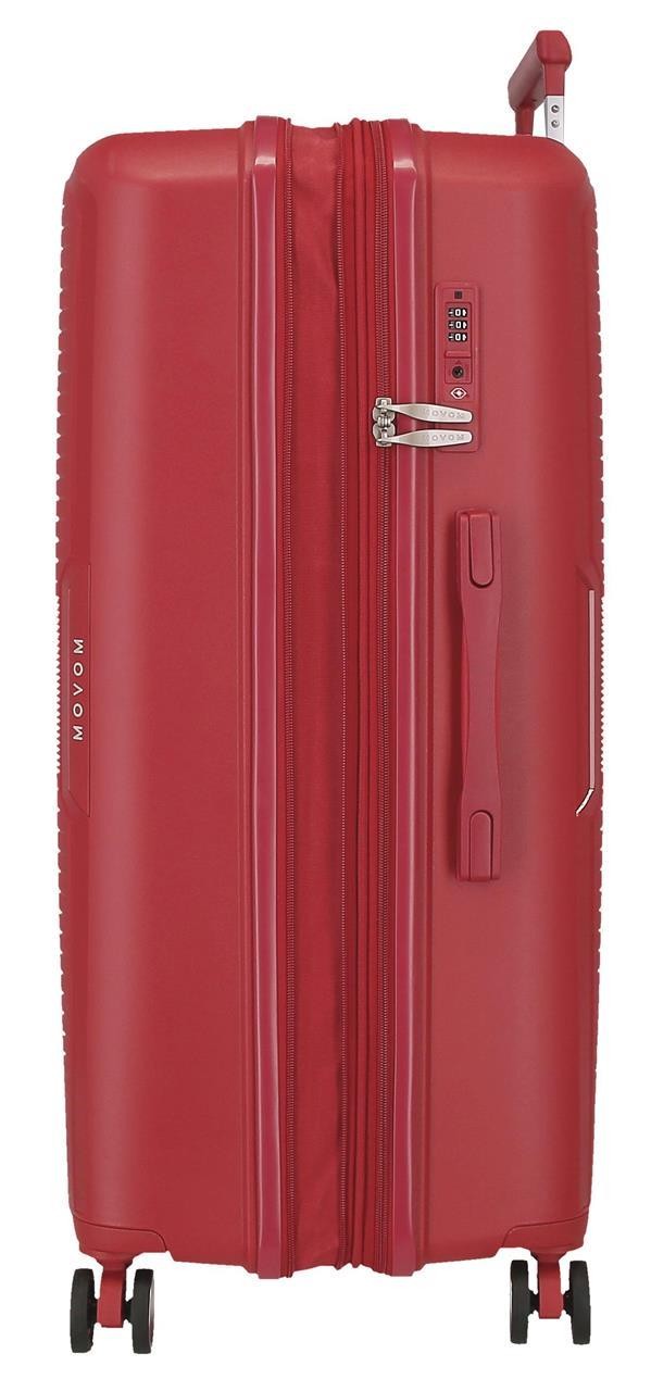 5329223 TROLLEY PP 68CM.4R.MOVOM INARI ROSSO