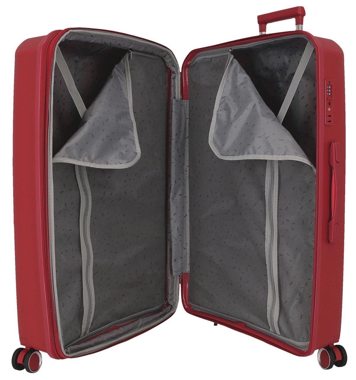 5329223 TROLLEY PP 68CM.4R.MOVOM INARI ROSSO