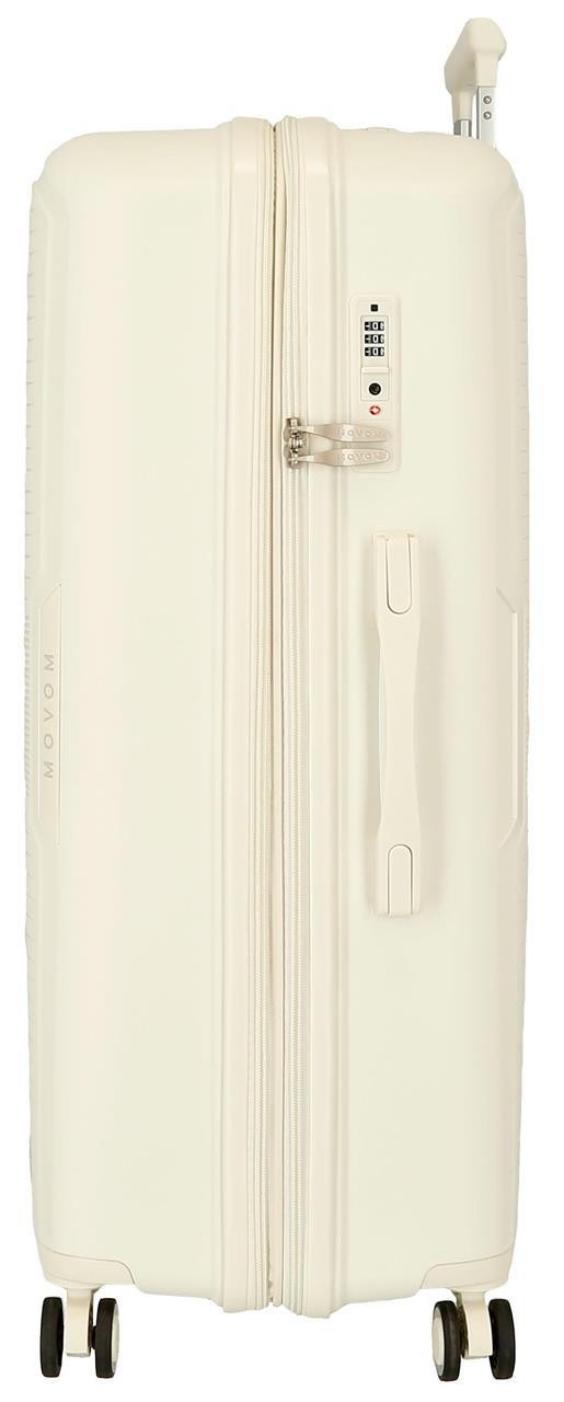 5329225 TROLLEY PP 68CM.4R.MOVOM INARI WHITE