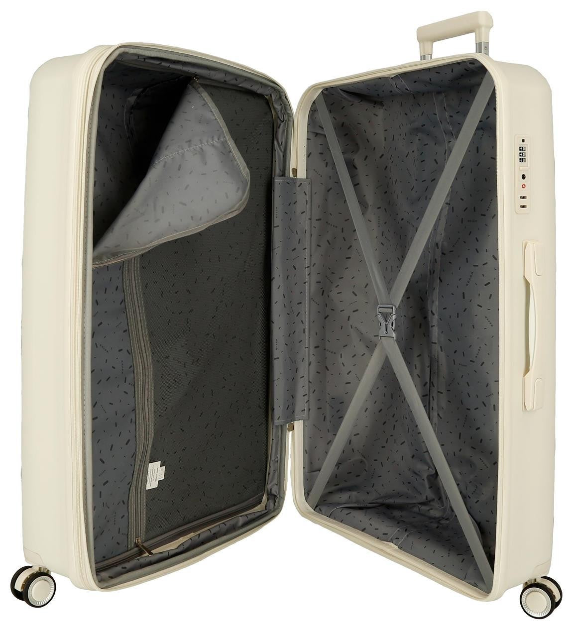 5329225 TROLLEY PP 68CM.4R.MOVOM INARI WHITE