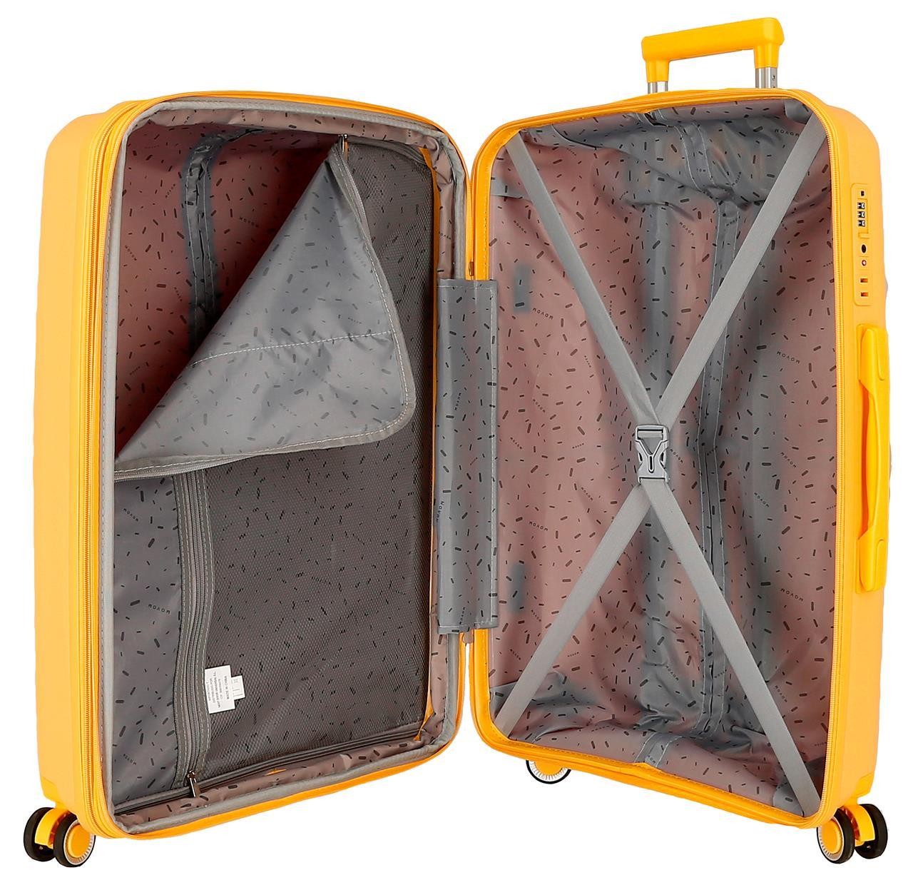 5329229 TROLLEY PP 68CM.4R.MOVOM INARI YELLOW