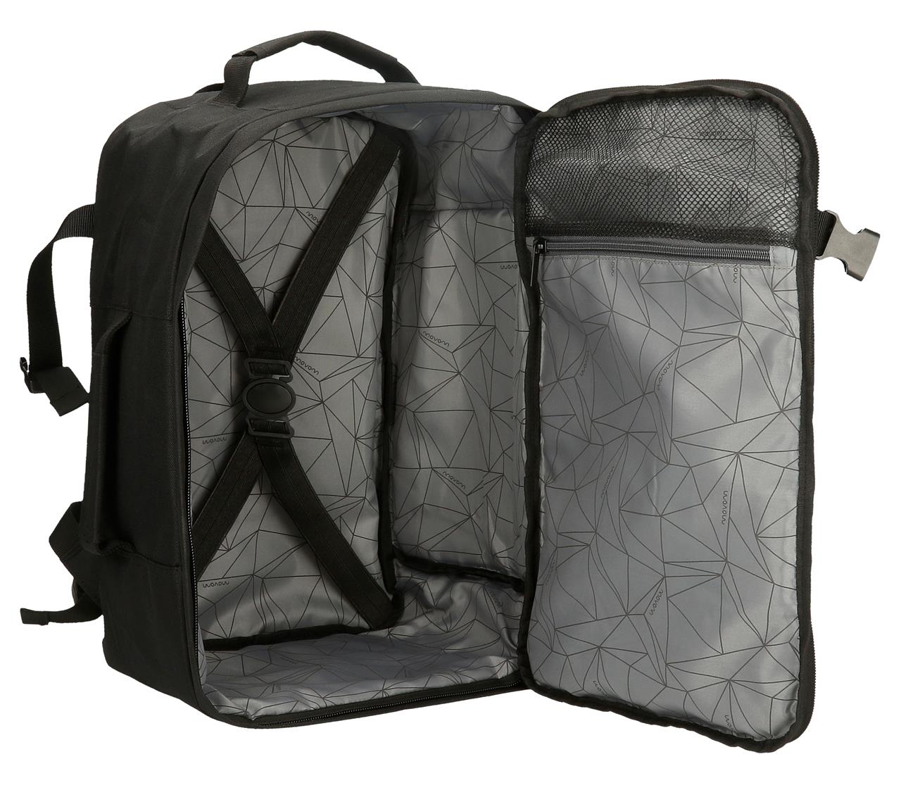 5372721 Cabin Travel Backpack MOVOM Black Foster