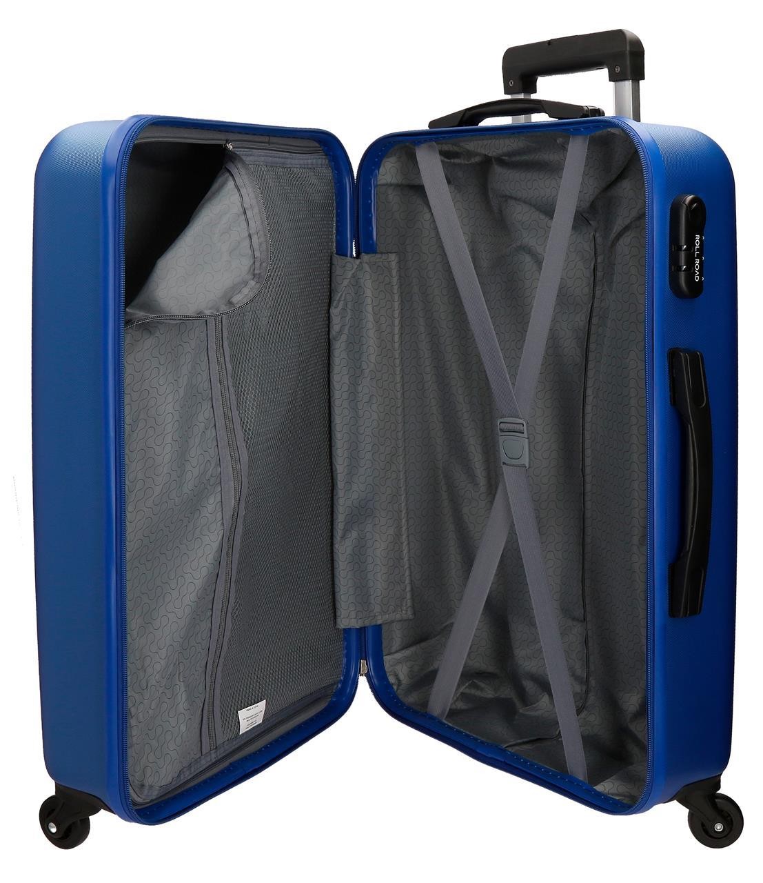5849263 TROLLEY ABS 65CM.4R.FLEX BLUE