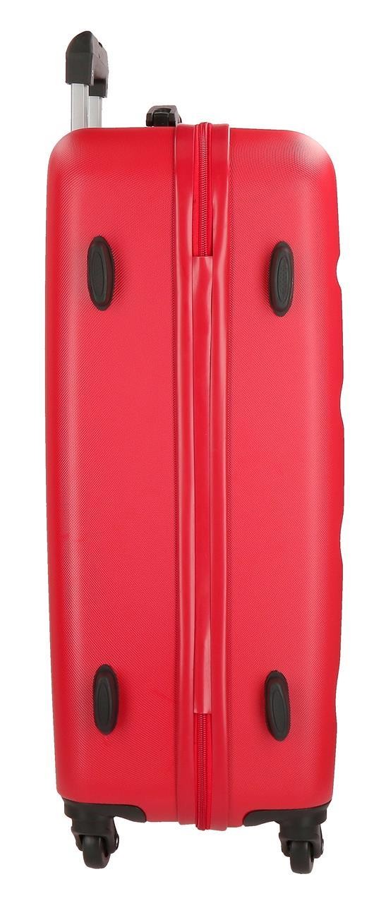 5849264 TROLLEY ABS 65CM.4R.FLEX RED