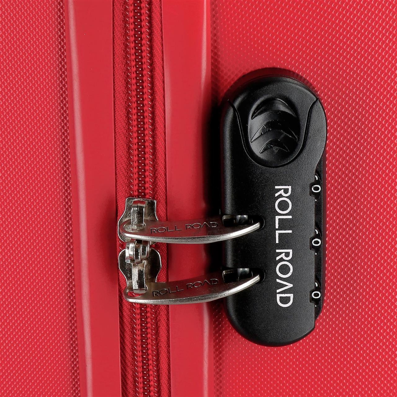 5849264 TROLLEY ABS 65CM.4R.FLEX RED