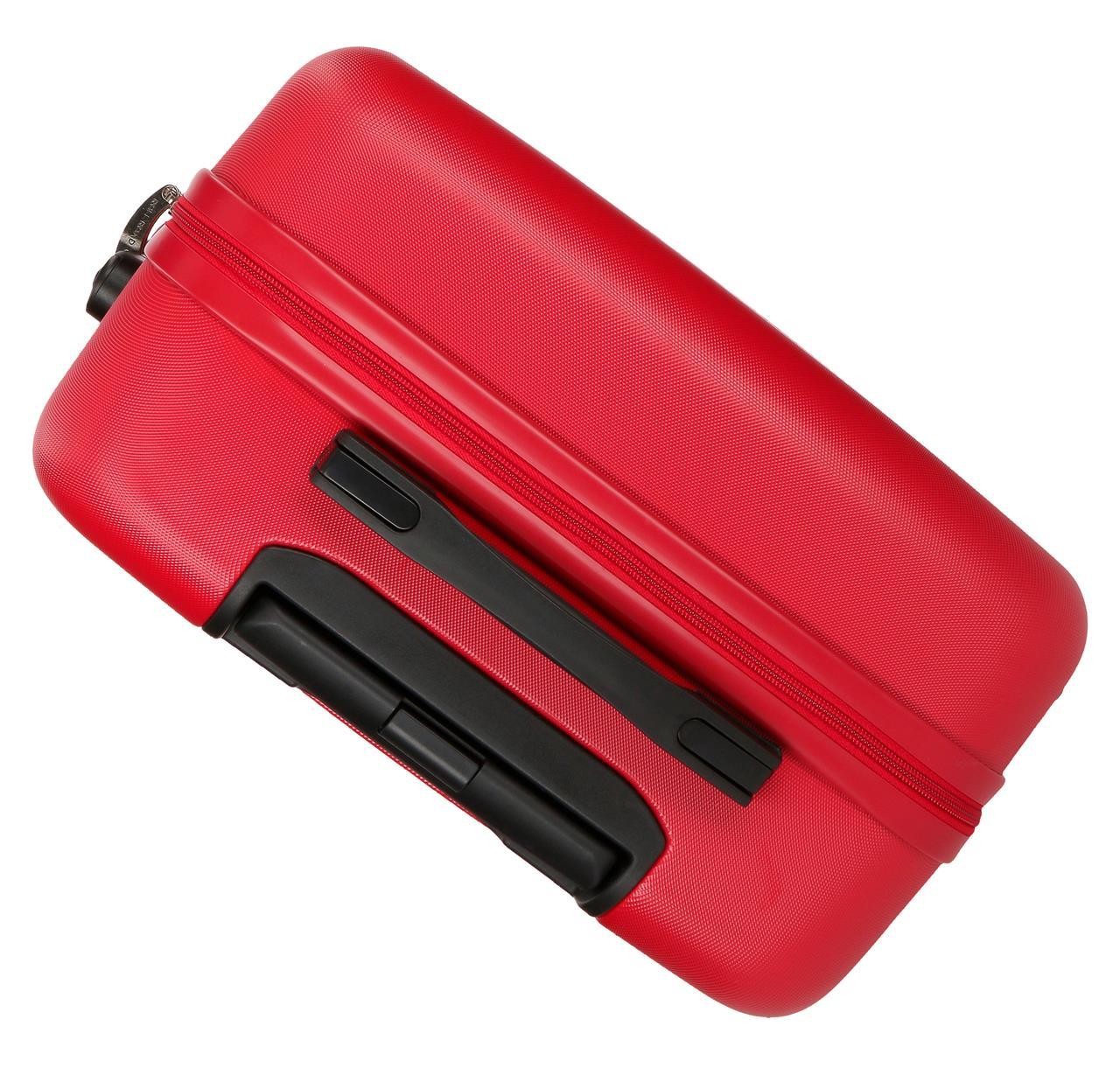 5849264 TROLLEY ABS 65CM.4R.FLEX RED