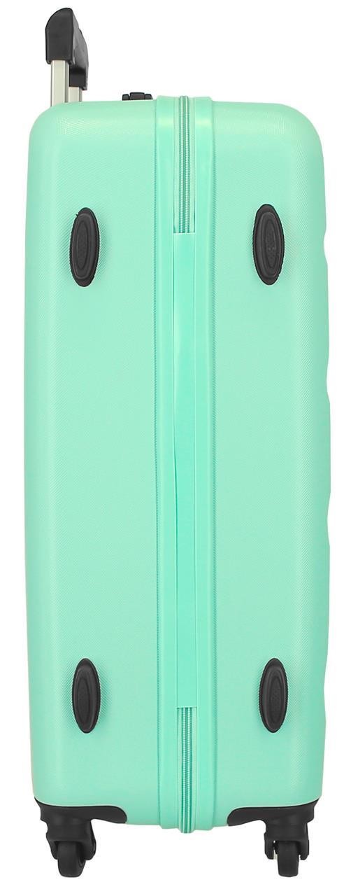 584926B TROLLEY ABS 65CM.4R.FLEX TURQUOISE