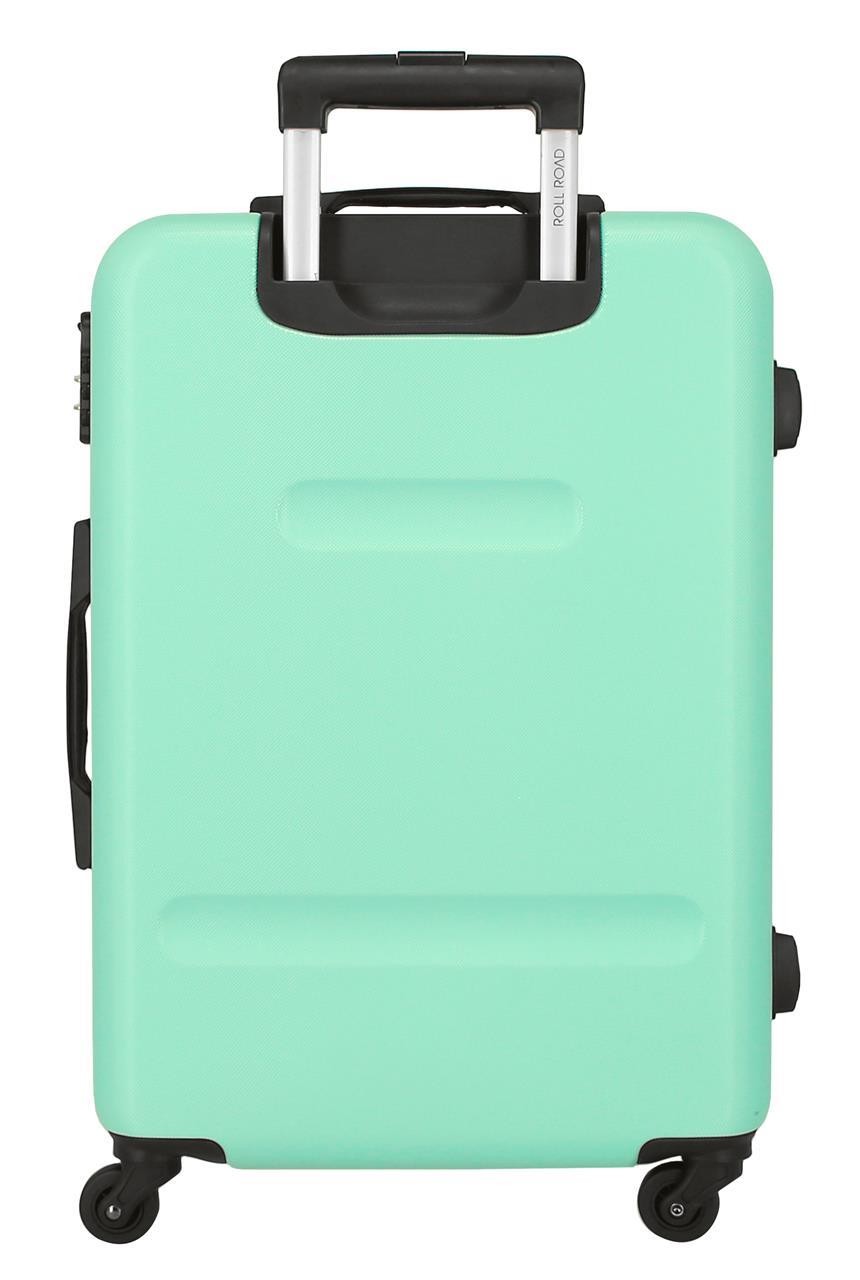 584926B TROLLEY ABS 65CM.4R.FLEX TURQUOISE