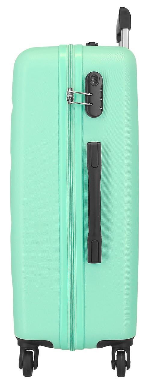 584926B TROLLEY ABS 65CM.4R.FLEX TURQUOISE