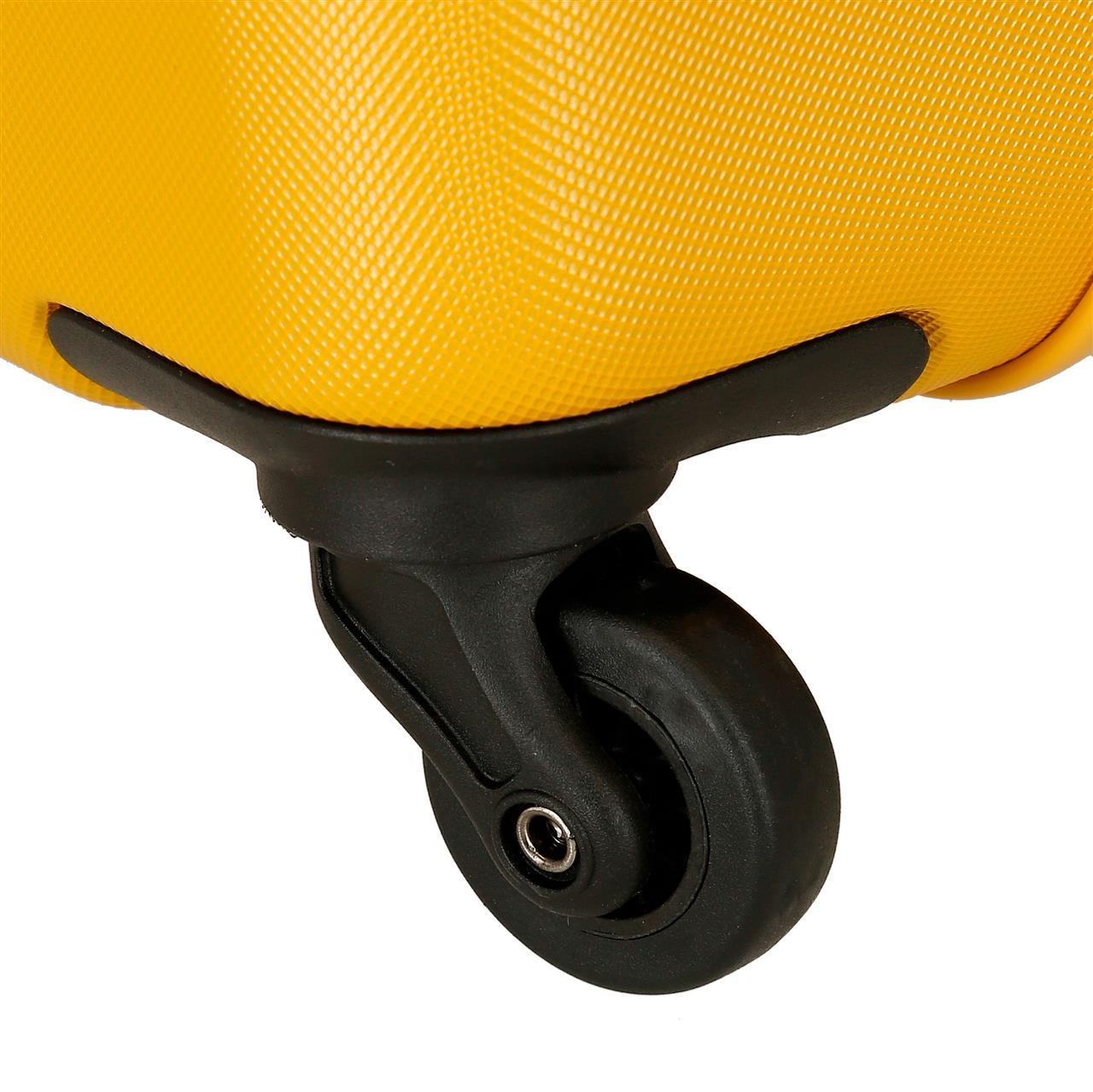 584926D TROLLEY ABS 65CM.4R.FLEX OCHER