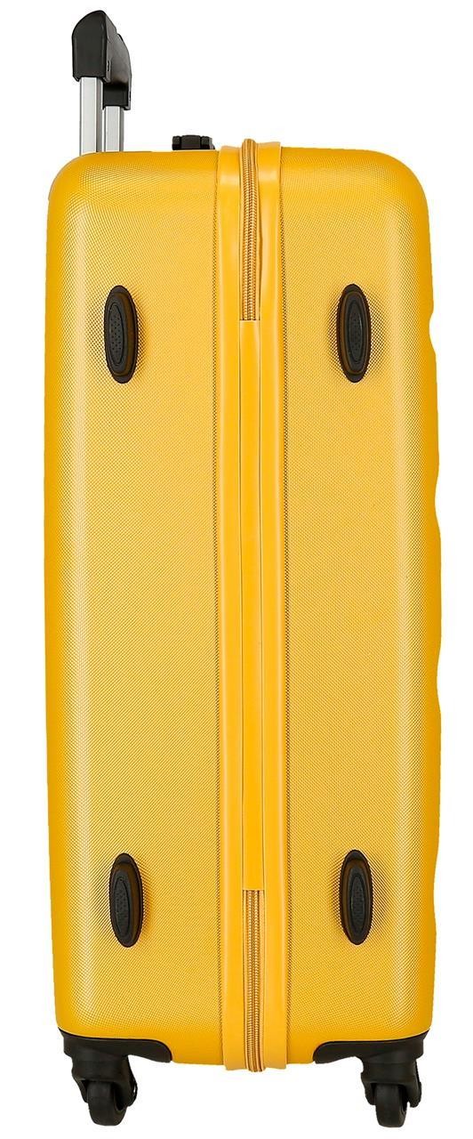 584926D TROLLEY ABS 65CM.4R.FLEX OCHER