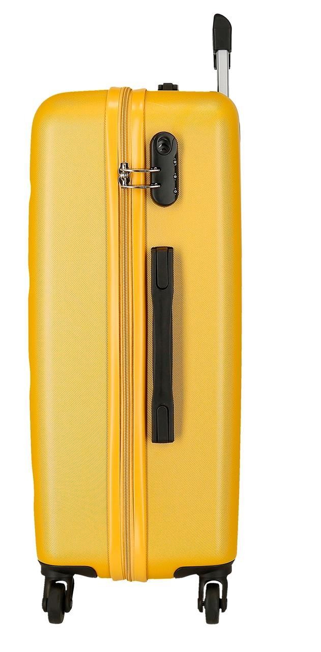 584926D TROLLEY ABS 65CM.4R.FLEX OCHER