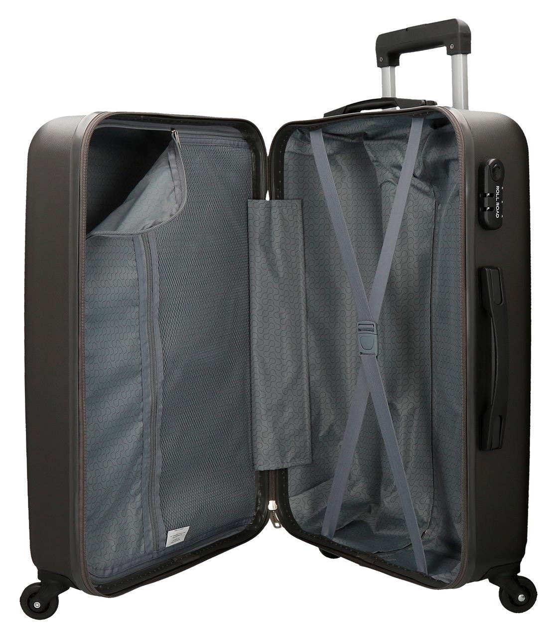 5849361 TROLLEY ABS 75CM.4R.FLEX ANTRACITE