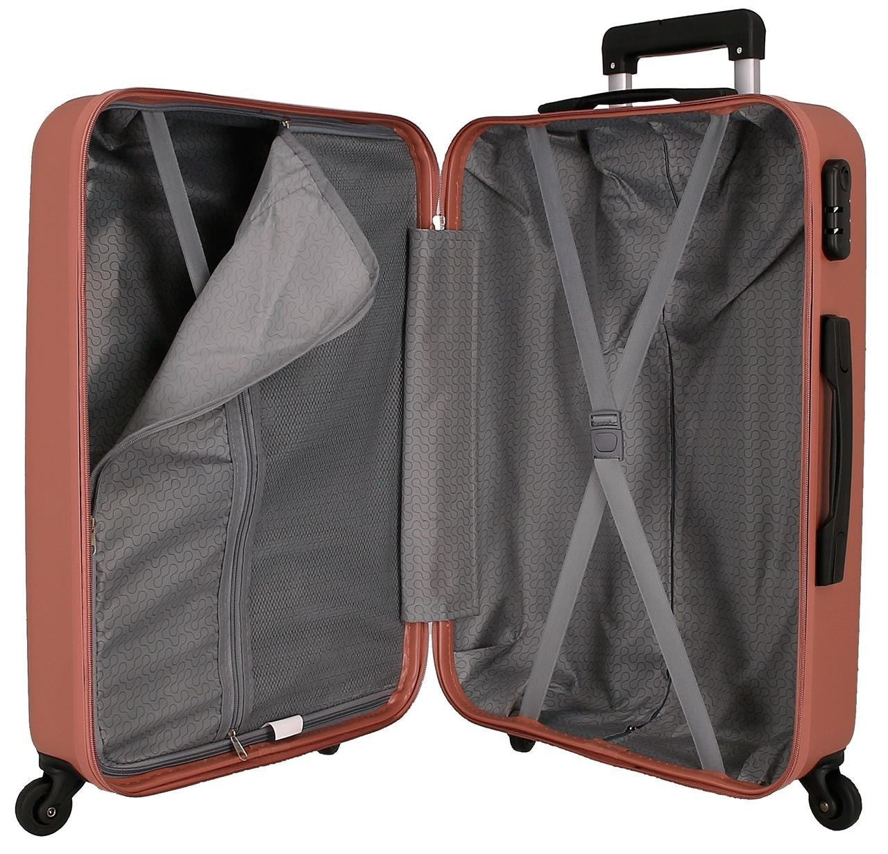 584936C Trolley ABS 75 cm.4r.flex Nude