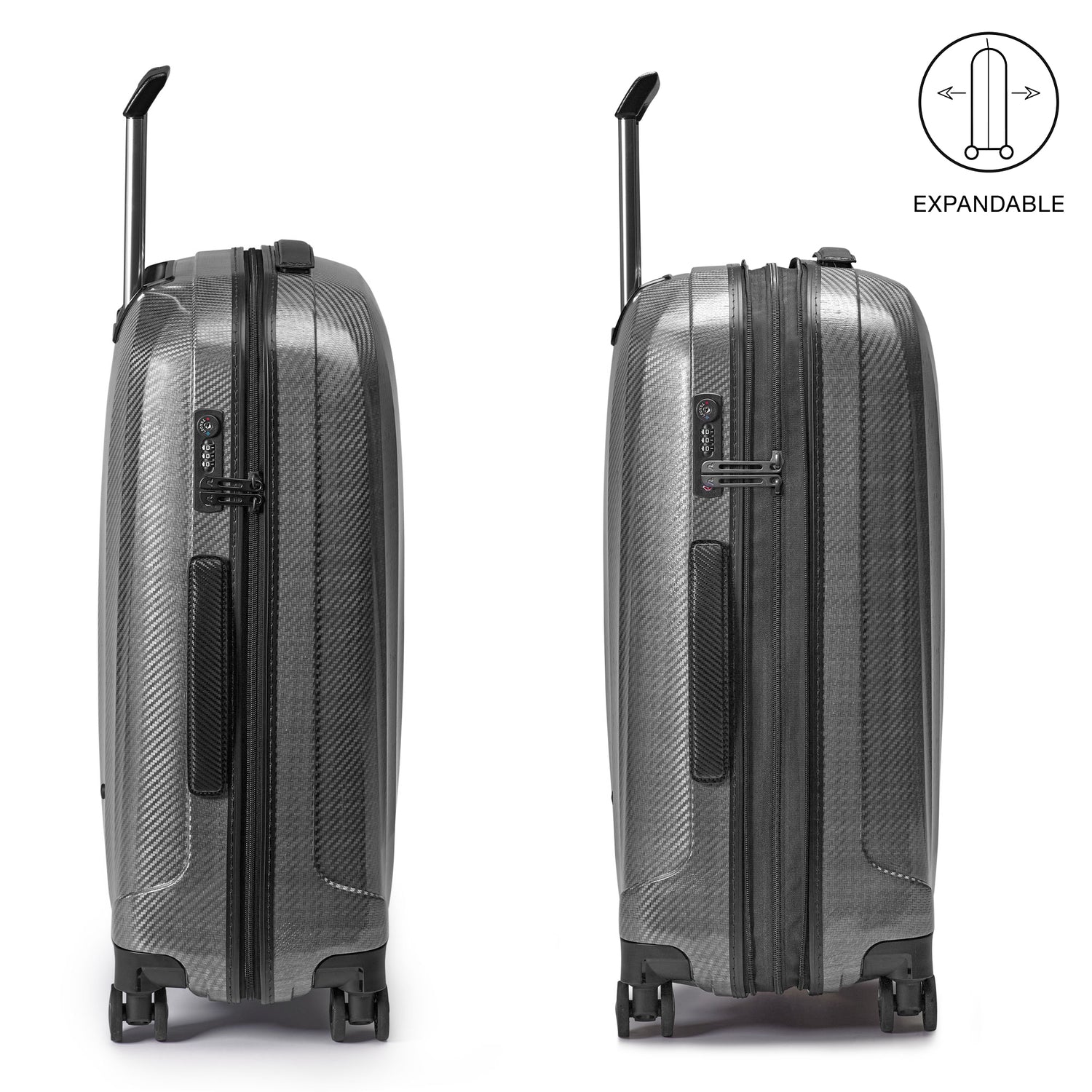 Roncato Medium suitcase Extensible WE ARE GLAM DLX 70cm