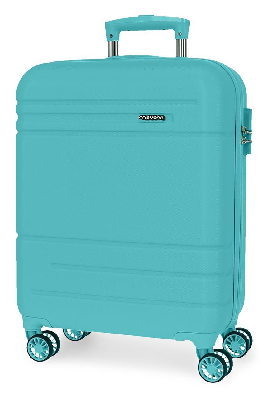 5989165 TROLLEY ABS 55CM.4R.MOVOM GALAXY TURQUOISE