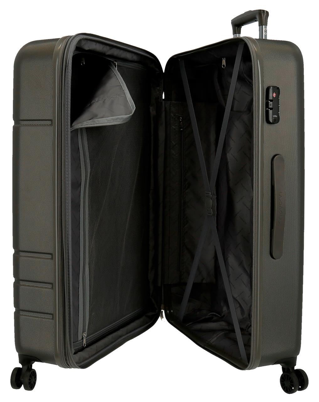 5989261 TROLLEY ABS 68CM.4R.MOVOM GALAXY Antraciet